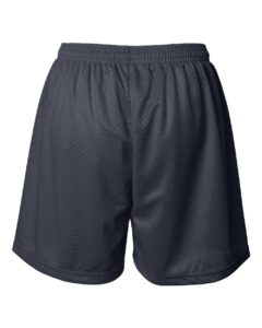 Badger 7216 Women’s Pro Mesh 5″ Solid Liner Shorts – Navy (back)