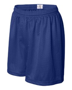Badger 7216 Women’s Pro Mesh 5″ Solid Liner Shorts – Royal (side)