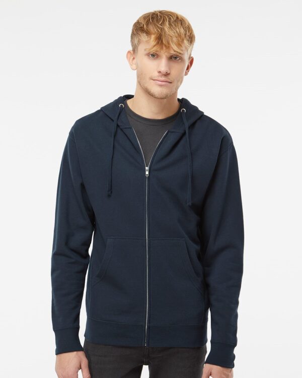 Independent Trading Co. Unisex Midweight Full-Zip Hooded Sweatshirt