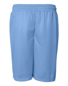 Badger 7207 Men’s Pro Mesh 7″ Shorts – Columbia Blue  (back)
