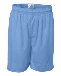 Badger 7207 Men’s Pro Mesh 7″ Shorts – Columbia Blue