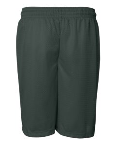 Badger 7207 Men’s Pro Mesh 7″ Shorts – Forest (back)