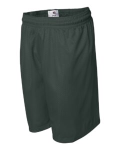 Badger 7207 Men’s Pro Mesh 7″ Shorts – Forest (side)