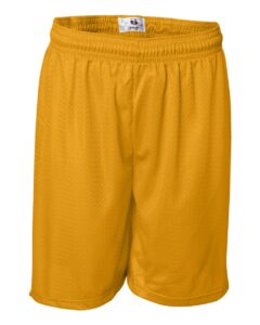 Badger 7207 Men’s Pro Mesh 7″ Shorts – Gold