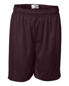 Badger 7207 Men’s Pro Mesh 7″ Shorts – Maroon