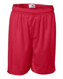 Badger 7207 Men’s Pro Mesh 7″ Shorts – Red