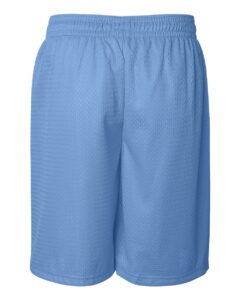Badger 7209 Men’s Pro Mesh 9″ Shorts – Columbia Blue  (back)