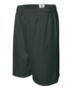 Badger 7209 Men’s Pro Mesh 9″ Shorts – Forest (side)