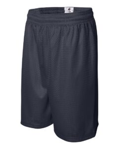 Badger 7209 Men’s Pro Mesh 9″ Shorts – Navy (side)