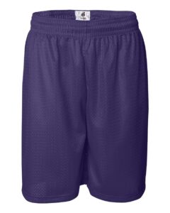 Badger 7209 Men’s Pro Mesh 9″ Shorts – Purple