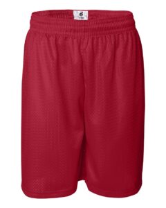 Badger 7209 Men’s Pro Mesh 9″ Shorts – Red