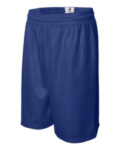 Badger 7209 Men’s Pro Mesh 9″ Shorts – Royal (side)
