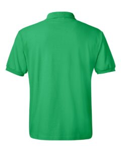 Hanes 054X Unisex EcoSmart® Jersey Polo – Kelly (back)