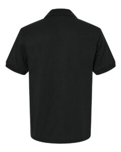 Gildan 8800 Unisex DryBlend® Polo – Black (back)
