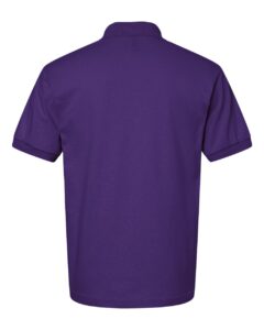 Gildan 8800 Unisex DryBlend® Polo – Purple (back)