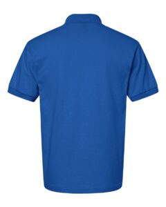 Gildan 8800 Unisex DryBlend® Polo – Royal (back)