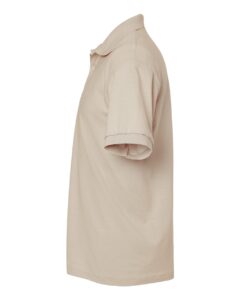 Gildan 8800 Unisex DryBlend® Polo – Sand (side)