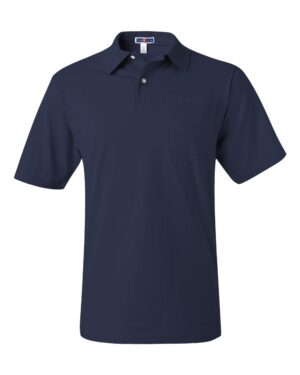 JERZEES 436MPR Men’s SpotShield® 50/50 Polo with Pocket – J. Navy