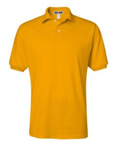 JERZEES 437MSR Men’s SpotShield® 50/50 Polo – Gold
