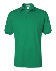 JERZEES 437MSR Men’s SpotShield® 50/50 Polo – Kelly