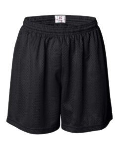 Badger 7216 Women’s Pro Mesh 5″ Solid Liner Shorts