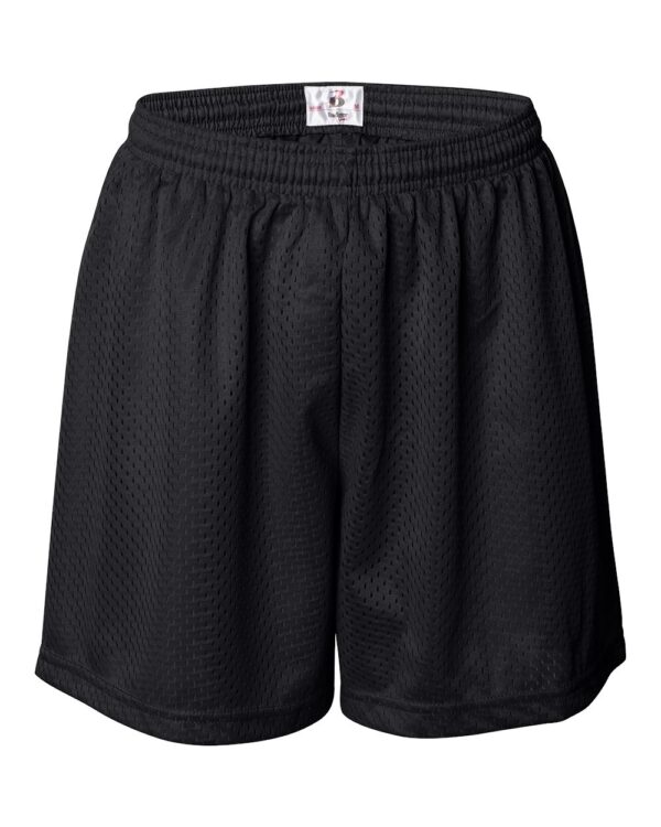 Badger Women’s Pro Mesh 5″ Solid Liner Shorts