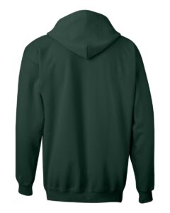 Hanes F280 Unisex Ultimate Cotton® Full-Zip Hooded Sweatshirt – Deep Forest (back)
