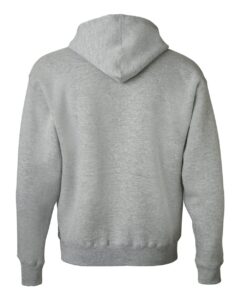 J. America 8821 Men’s Premium Full-Zip Hooded Sweatshirt – Oxford (back)
