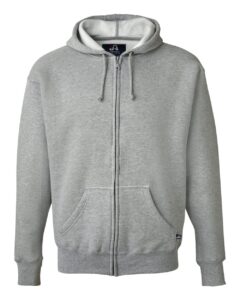 J. America 8821 Men’s Premium Full-Zip Hooded Sweatshirt – Oxford