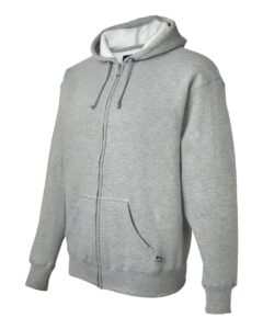 J. America 8821 Men’s Premium Full-Zip Hooded Sweatshirt – Oxford (side)