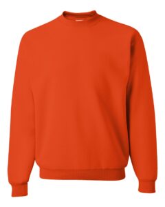 JERZEES 562MR Unisex NuBlend® Crewneck Sweatshirt – Burnt Orange