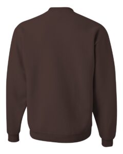 JERZEES 562MR Unisex NuBlend® Crewneck Sweatshirt – Chocolate (back)