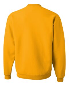 JERZEES 562MR Unisex NuBlend® Crewneck Sweatshirt – Gold (back)
