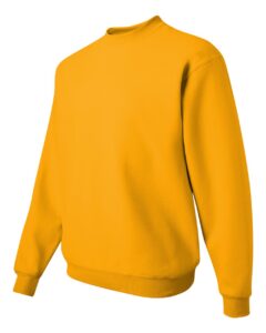 JERZEES 562MR Unisex NuBlend® Crewneck Sweatshirt – Gold (side)