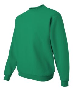 JERZEES 562MR Unisex NuBlend® Crewneck Sweatshirt – Kelly (side)