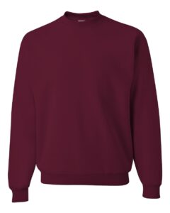JERZEES 562MR Unisex NuBlend® Crewneck Sweatshirt – Maroon