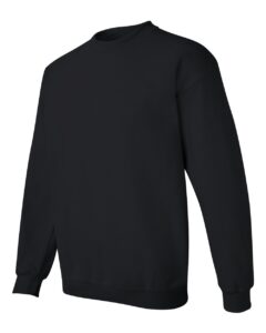 Gildan 18000 Unisex Heavy Blend™ Crewneck Sweatshirt – Black (side)