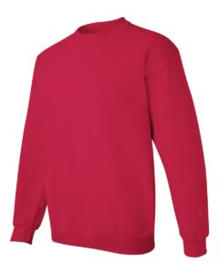 Gildan 18000 Unisex Heavy Blend™ Crewneck Sweatshirt – Cherry Red (side)