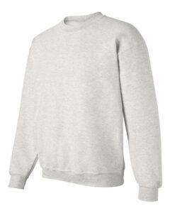 Gildan 12000 Unisex DryBlend® Crewneck Sweatshirt – Ash (side)
