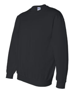 Gildan 12000 Unisex DryBlend® Crewneck Sweatshirt – Black (side)