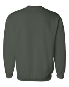 Gildan 12000 Unisex DryBlend® Crewneck Sweatshirt – Forest (back)