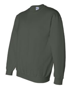 Gildan 12000 Unisex DryBlend® Crewneck Sweatshirt – Forest (side)