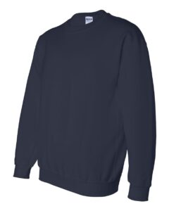 Gildan 12000 Unisex DryBlend® Crewneck Sweatshirt – Navy (side)