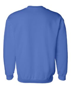 Gildan 12000 Unisex DryBlend® Crewneck Sweatshirt – Royal (back)