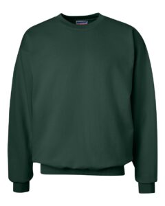 Hanes F260 Unisex Ultimate Cotton® Crewneck Sweatshirt – Deep Forest