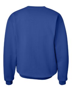 Hanes F260 Unisex Ultimate Cotton® Crewneck Sweatshirt – Deep Royal (back)