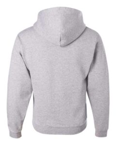 JERZEES 996MR Unisex NuBlend® Hooded Sweatshirt – Ash (back)