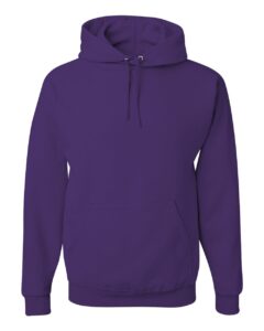 JERZEES 996MR Unisex NuBlend® Hooded Sweatshirt – Deep Purple