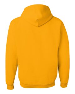 JERZEES 996MR Unisex NuBlend® Hooded Sweatshirt – Gold (back)