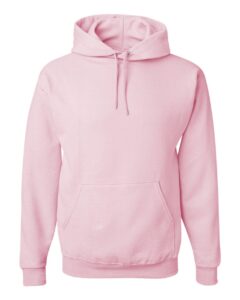 JERZEES 996MR Unisex NuBlend® Hooded Sweatshirt – Classic Pink